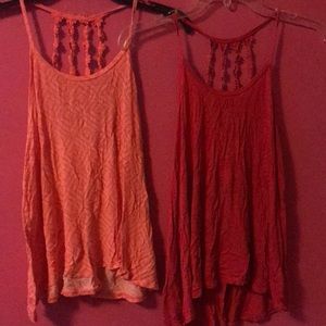 Aeropostale Floral Crop Tops